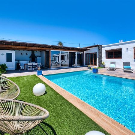Villa Macher Piscina Y Bar Piscina Tías Exterior foto
